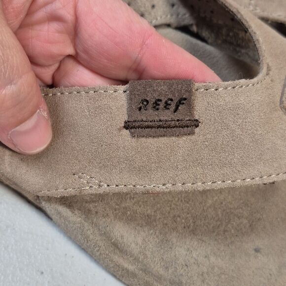 Reef Men\'s 13 Beige Suede Sandals -NWOT main image 5
